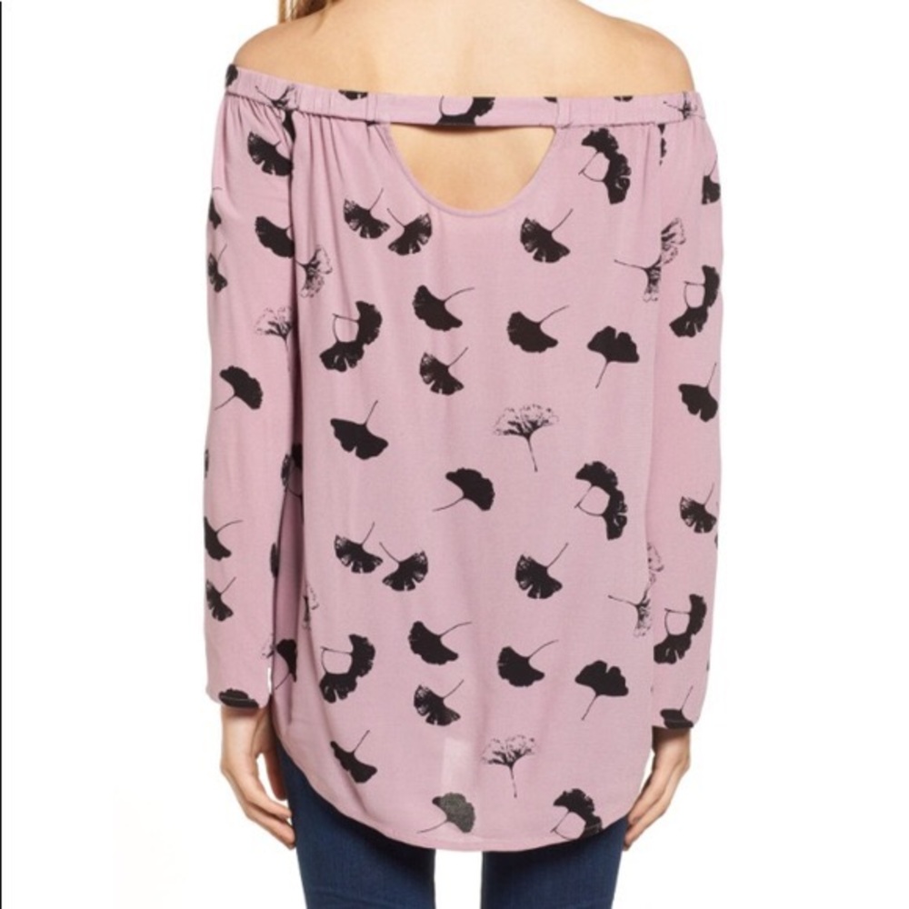BP. Off the Shoulder Lilac Tunic Top NWT - Picture 2 of 4